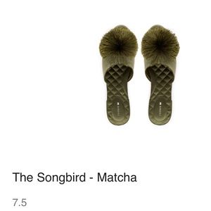 New! Birdies Velvet Mules 7.5 - Matcha. Not worn.